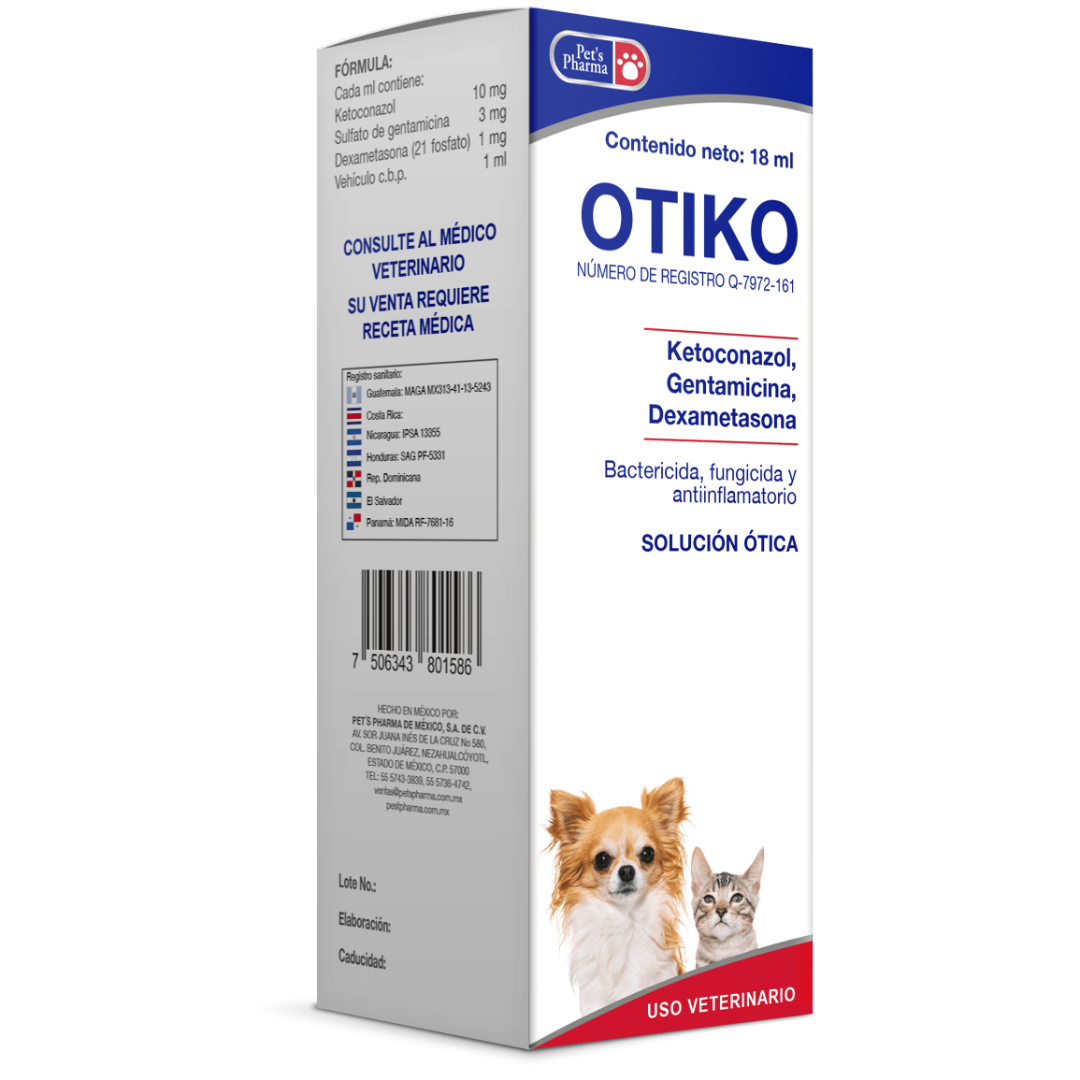 Otiko Solución Ótica 18ml - Pet's Pharma Otiko Solución Ótica 18ml - Pet's Pharma